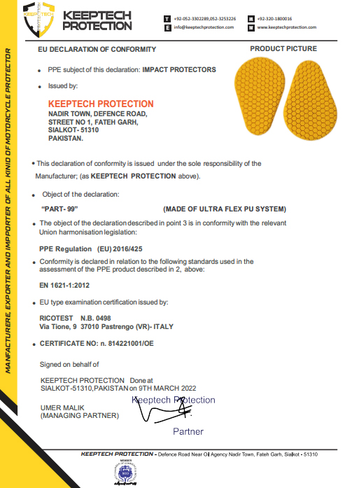 Declaration Keep Tech Protection